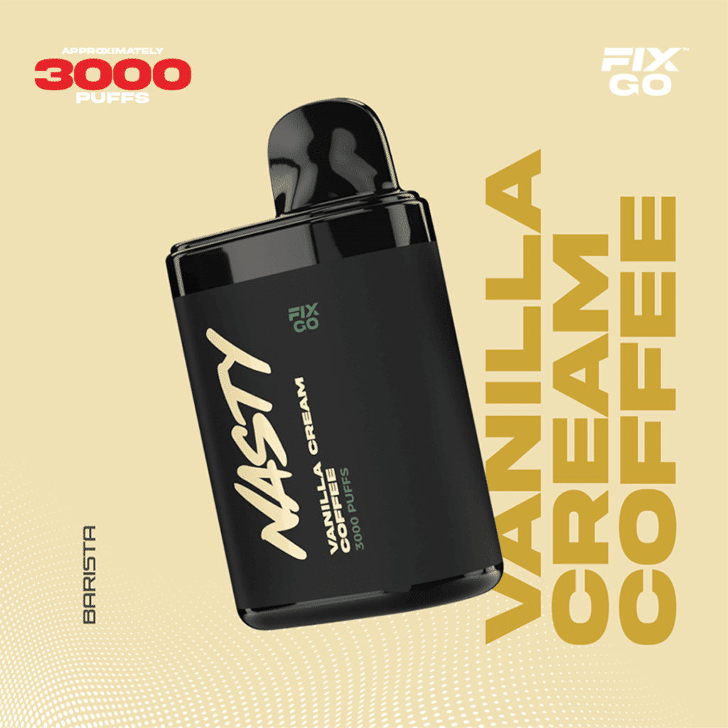 Nasty Fix Go 3000 Vanilla Cream Coffee Kullan At Vape Bar