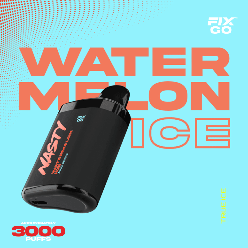 Nasty Fix Go 3000 Watermelon Ice Kullan At Vape Bar