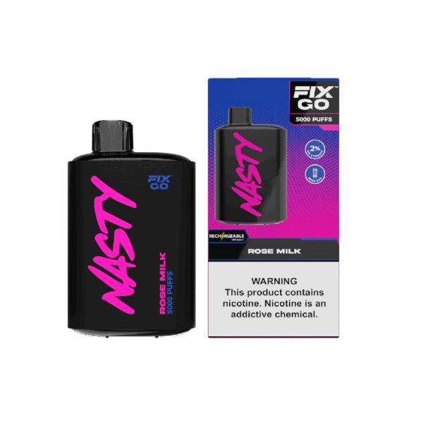 Nasty Fix Go 5000 Rose Milk Kullan At Vape Bar