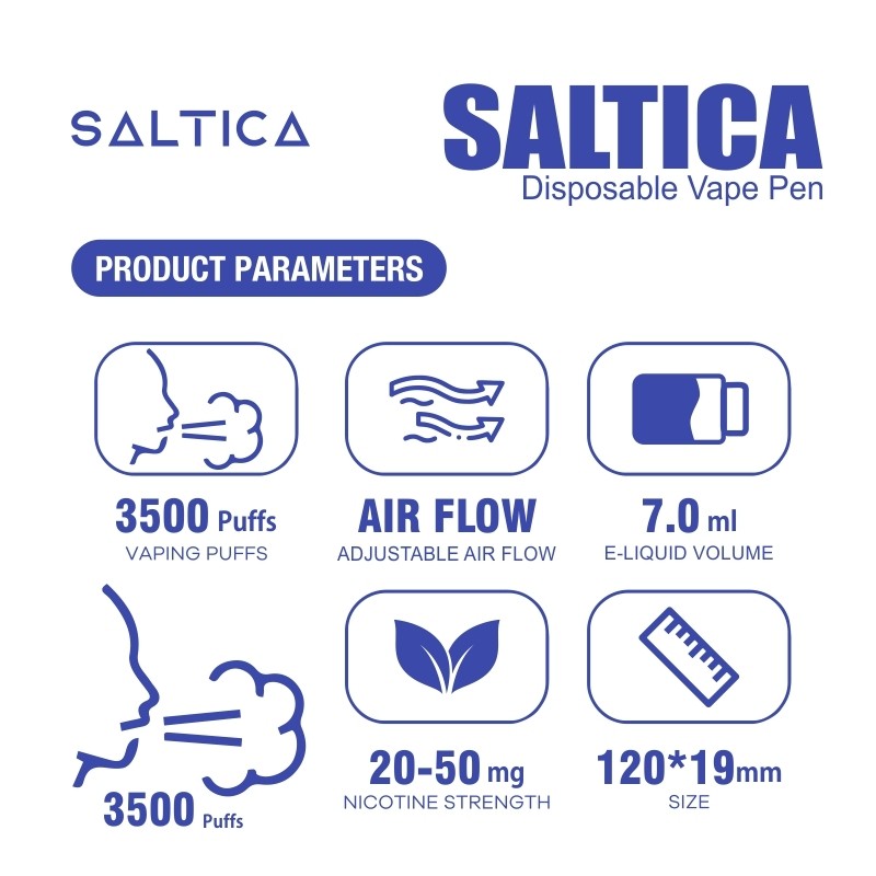 Saltica Blueberry Ice Kullan At Vape Pen