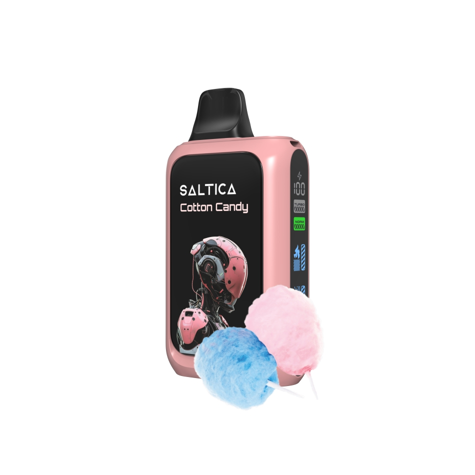 Saltica Cyber 18000 Cotton Candy Kullan At Vape Bar