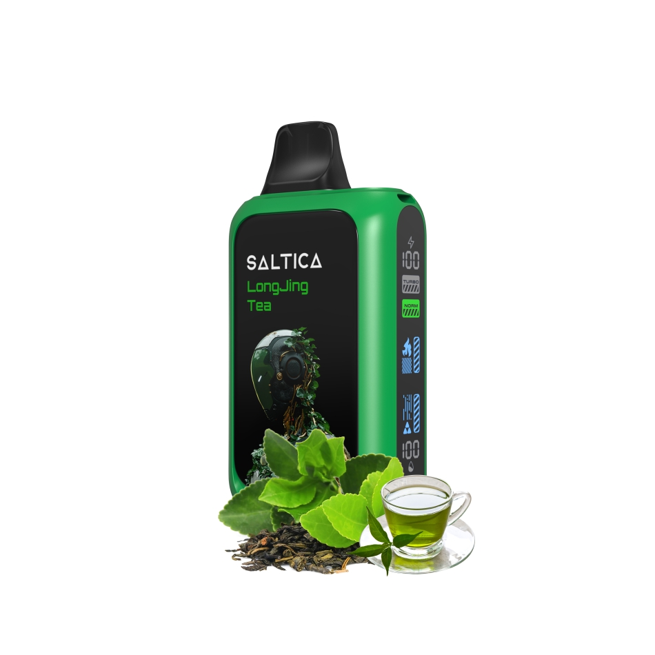 Saltica Cyber 18000 Longjing Tea Kullan At Vape Bar