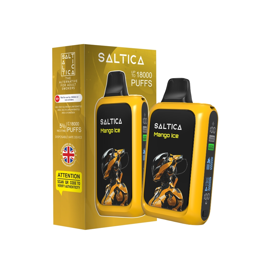 Saltica Cyber 18000 Mango Ice Kullan At Vape Bar