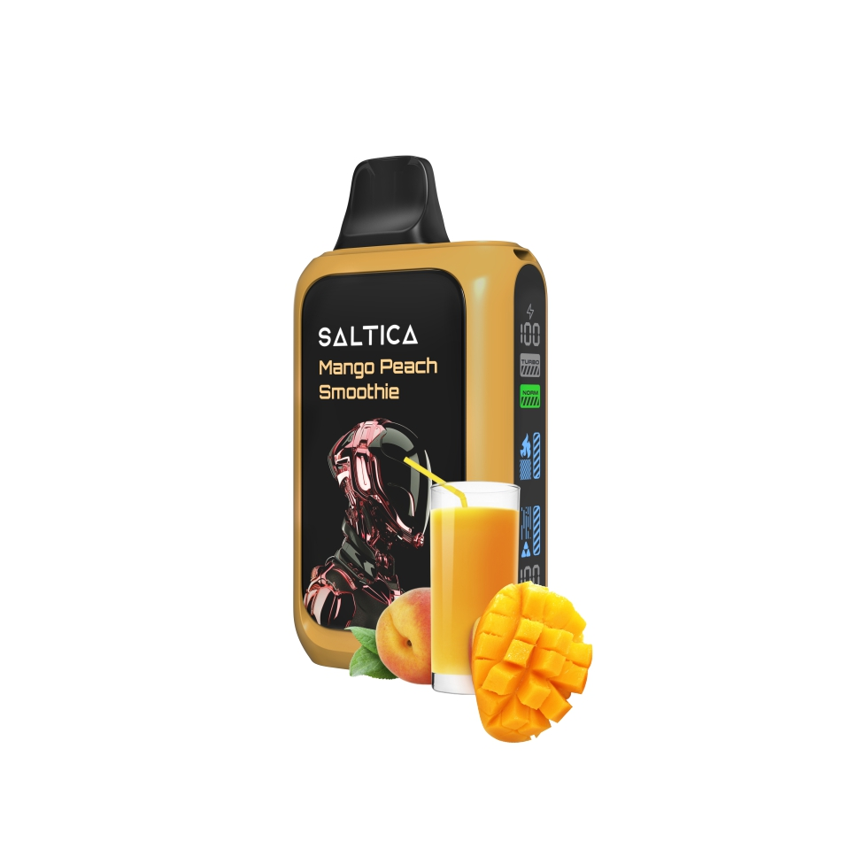 Saltica Cyber 18000 Mango Peach Smoothie Kullan At Vape Bar
