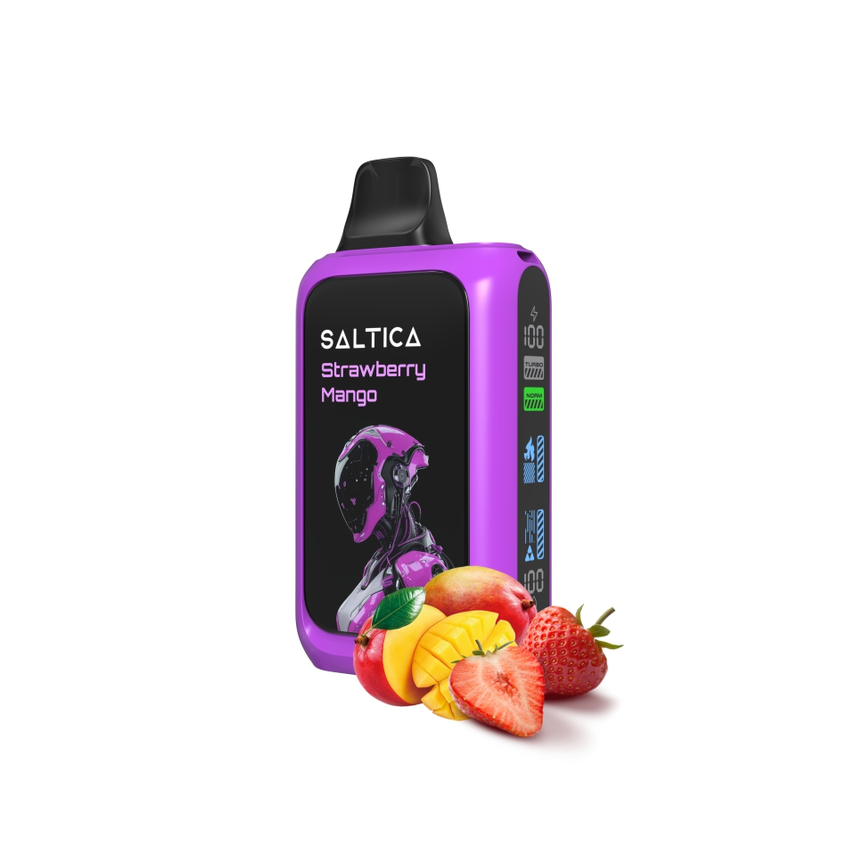 Saltica Cyber 18000 Strawberry Mango Kullan At Vape Bar
