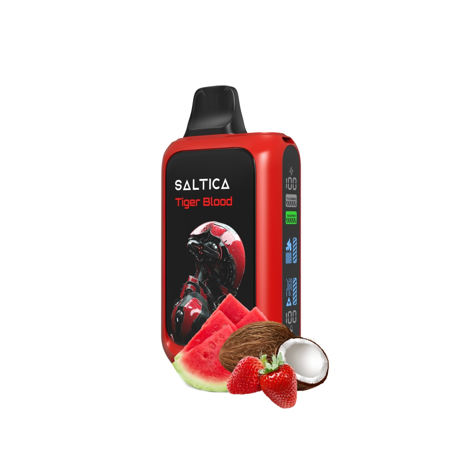 Saltica Cyber 18000 Tiger Blood Kullan At Vape Bar