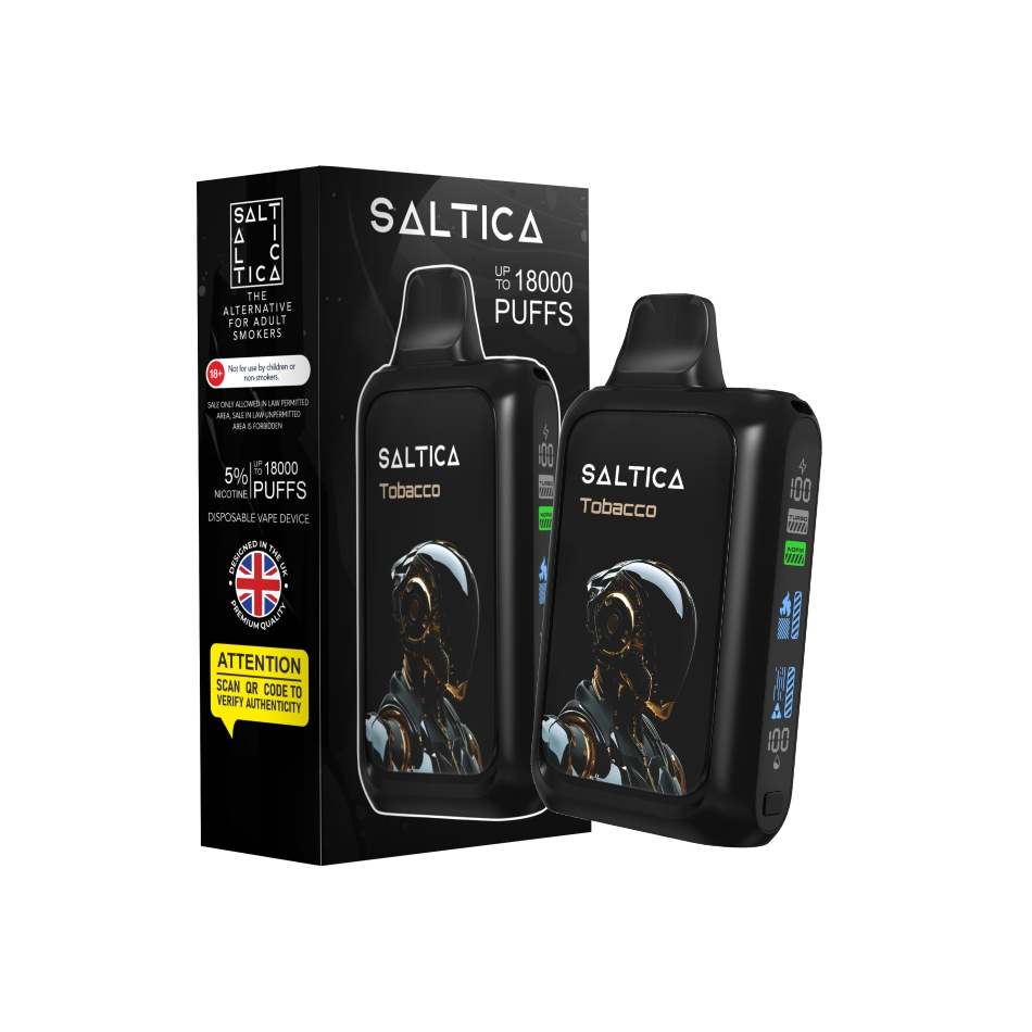 Saltica Cyber 18000 Tobacco Kullan At Vape Bar