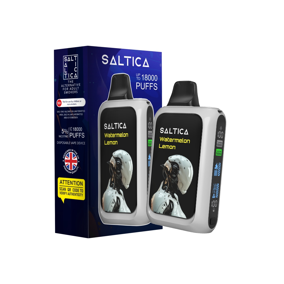 Saltica Cyber 18000 Watermelon Lemon Kullan At Vape Bar
