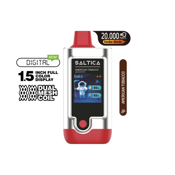 Saltica Digital 20000 American Tobacco Kullan At Vape Bar