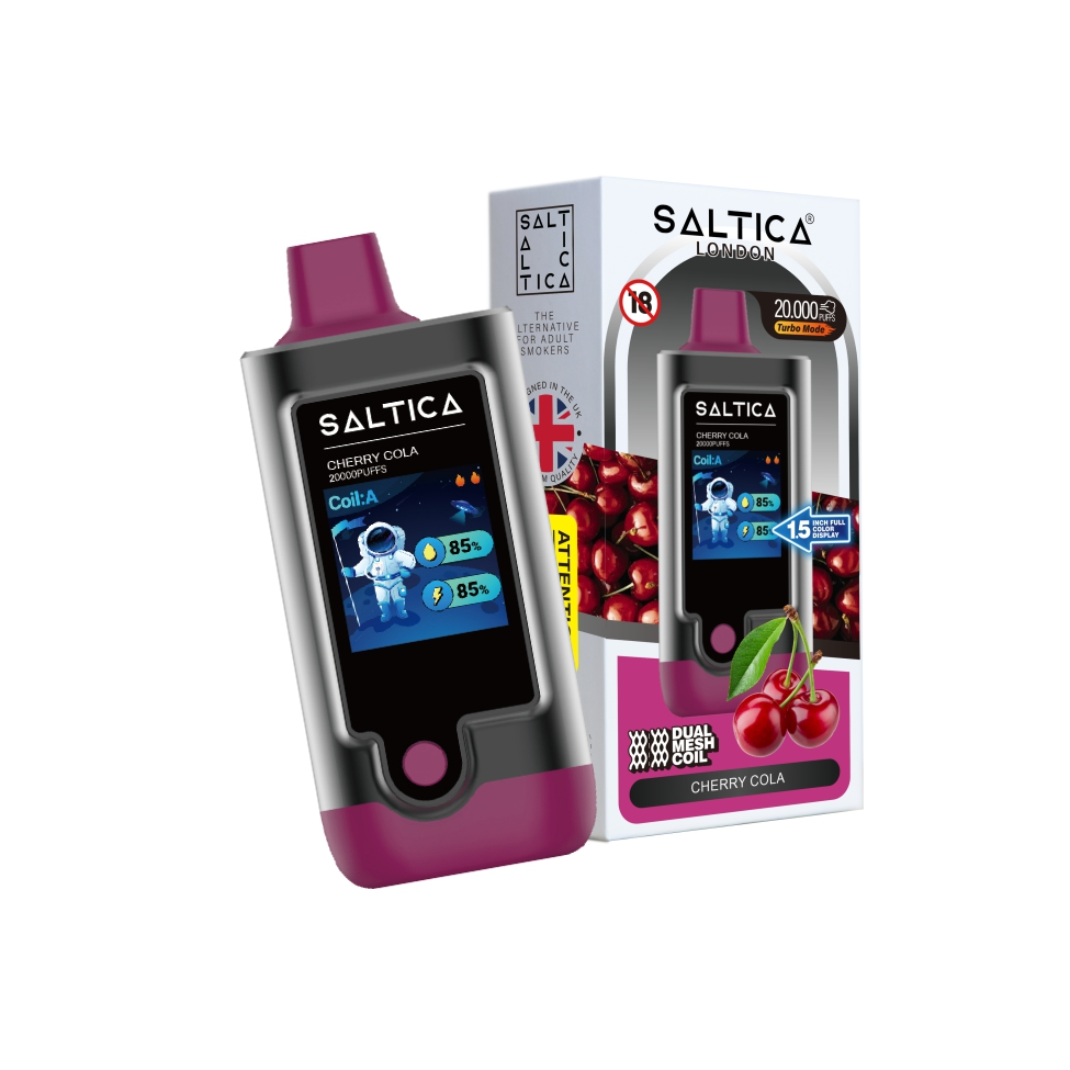 Saltica Digital 20000 Cherry Cola Kullan At Vape Bar