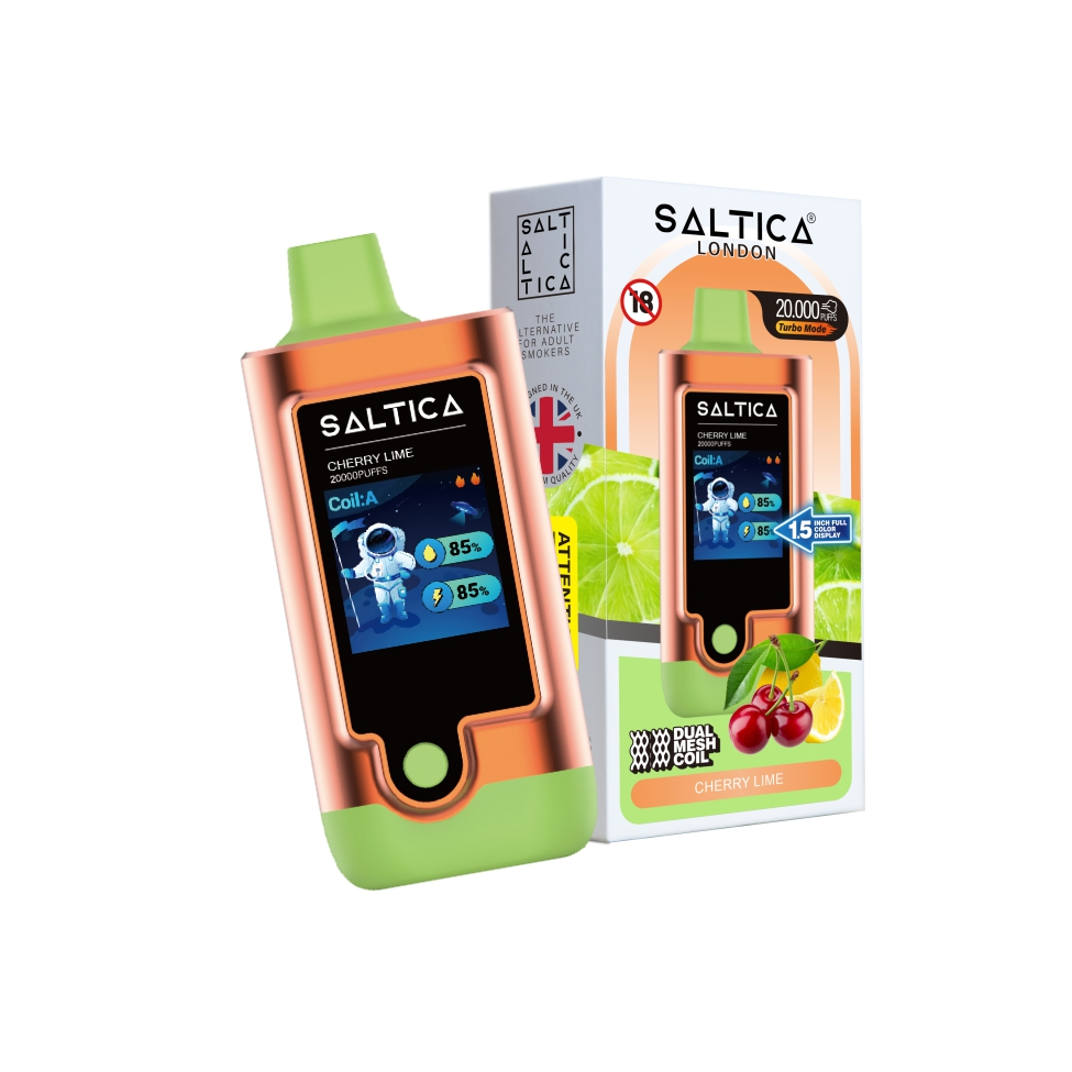 Saltica Digital 20000 Cherry Lime Kullan At Vape Bar