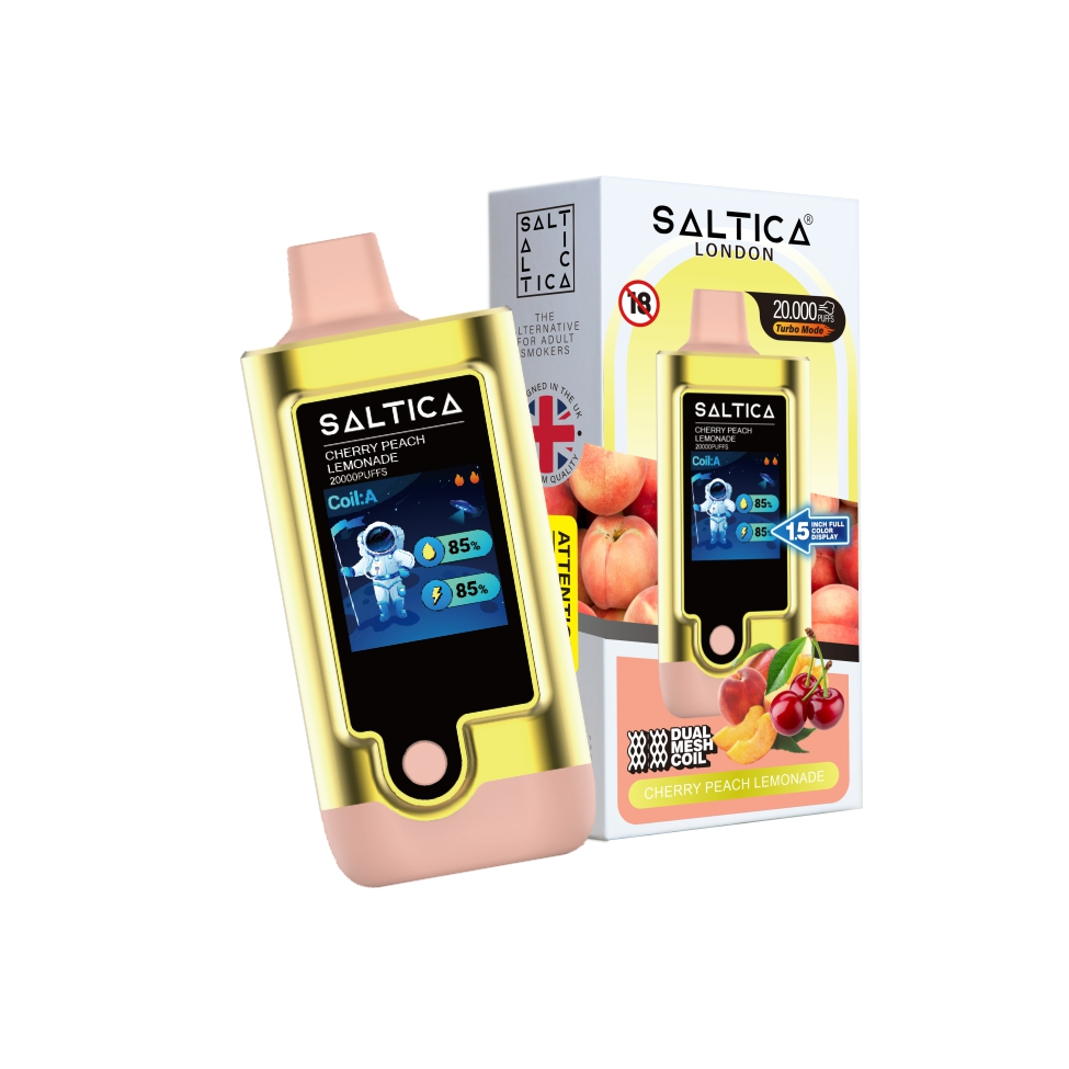 Saltica Digital 20000 Cherry Peach Lemonade Kullan At Vape Bar