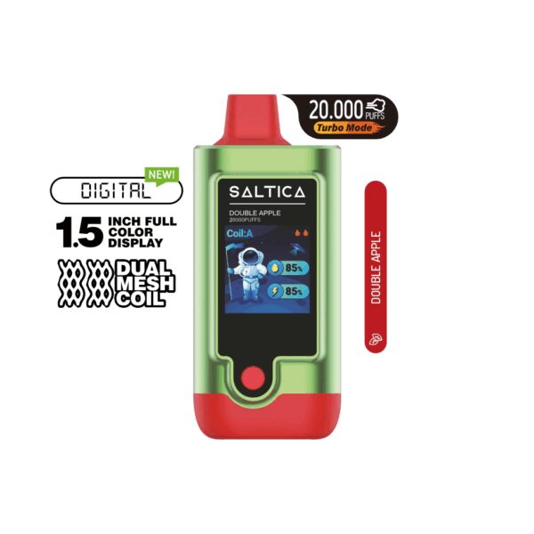 Saltica Digital 20000 Double Apple Kullan At Vape Bar