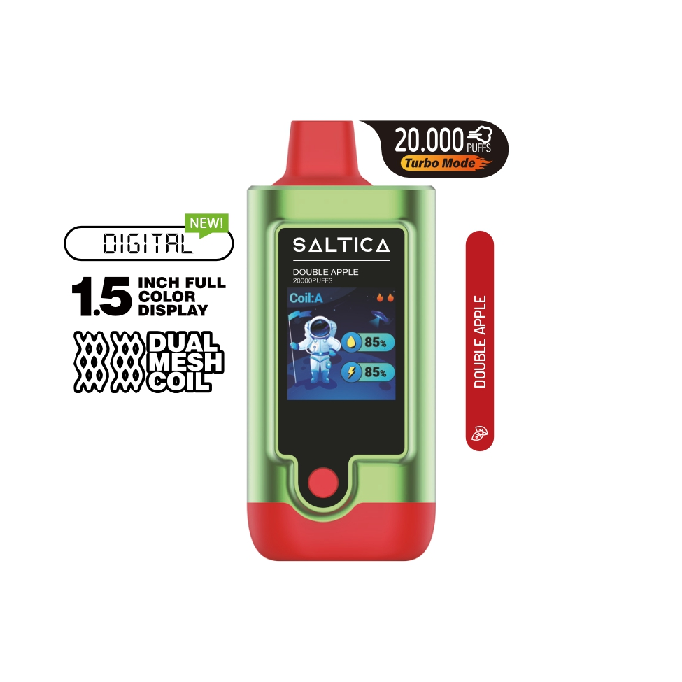Saltica Digital 20000 Double Apple Kullan At Vape Bar