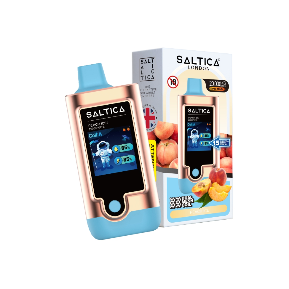 Saltica Digital 20000 Peach Ice Kullan At Vape Bar
