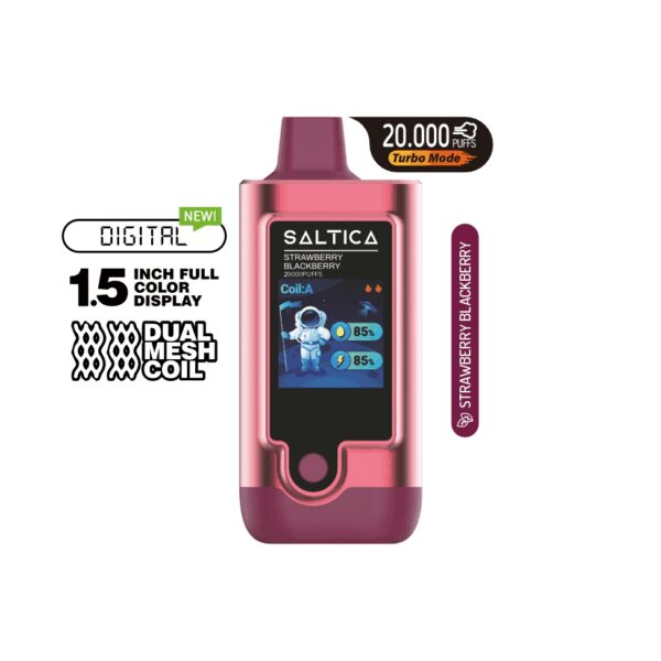 Saltica Digital 20000 Strawberry Blackberry Kullan At Vape Bar