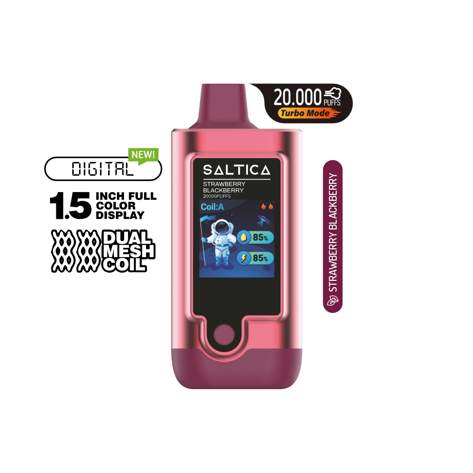 Saltica Digital 20000 Strawberry Blackberry Kullan At Vape Bar
