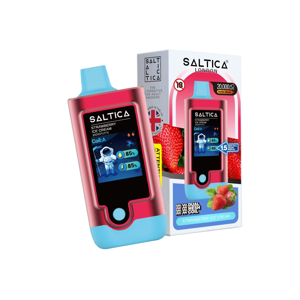 Saltica Digital 20000 Strawberry Ice Cream Kullan At Vape Bar
