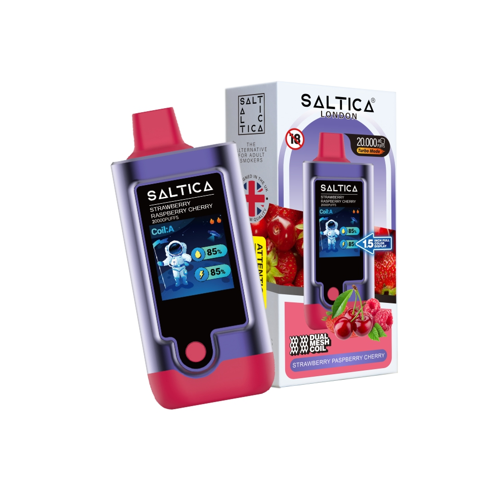 Saltica Digital 20000 Strawberry Raspberry Cherry Kullan At Vape Bar