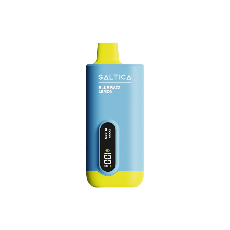 Saltica Ekranlı 10000 Blue Razz Lemon Kullan At Vape Bar