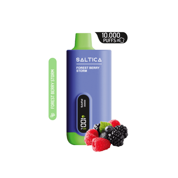 Saltica Ekranlı 10000 Forest Berry Storm Kullan At Vape Bar