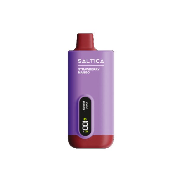 Saltica Ekranlı 10000 Strawberry Mango Kullan At Vape Bar