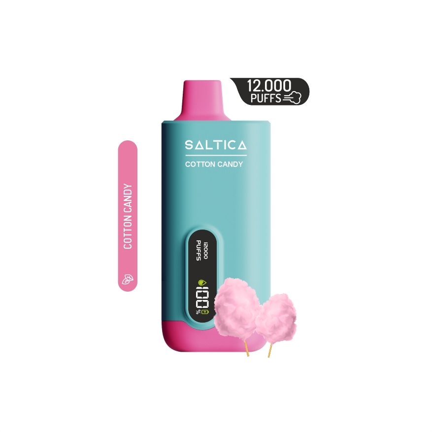 Saltica Ekranlı 12000 Cotton Candy Kullan At Vape Bar