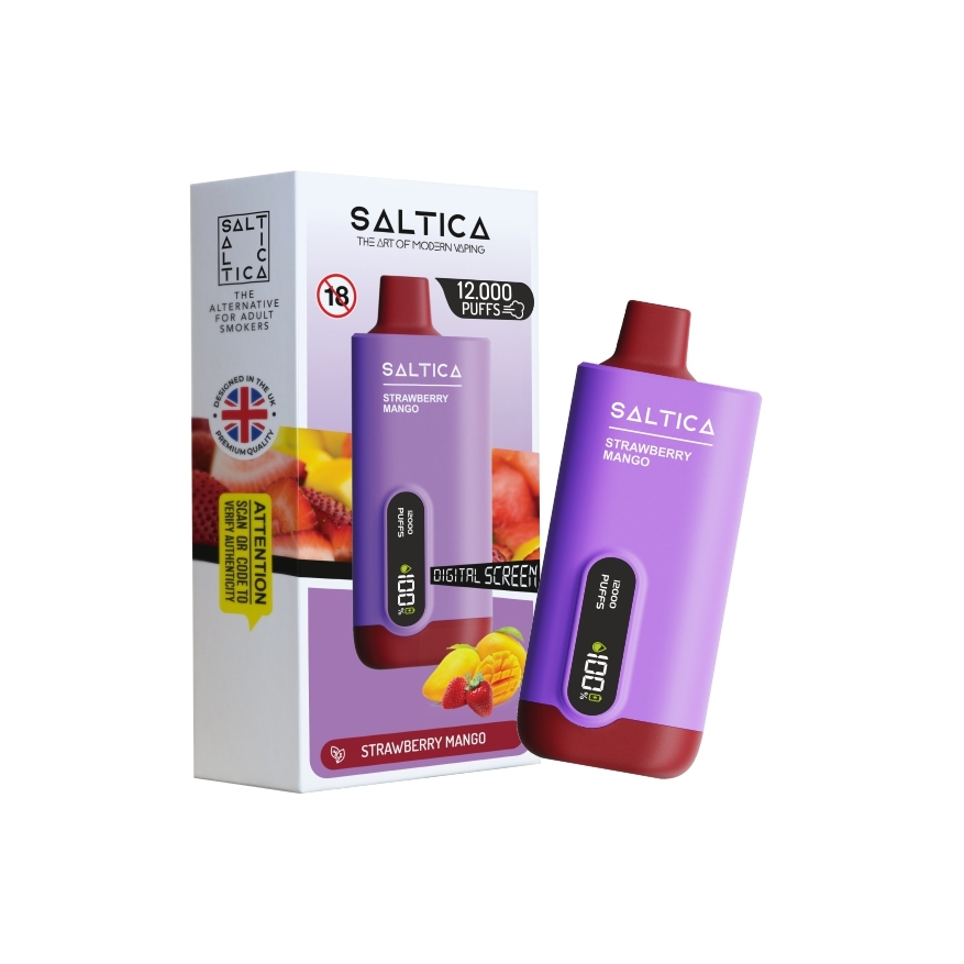 Saltica Ekranlı 12000 Strawberry Mango Kullan At Vape Bar