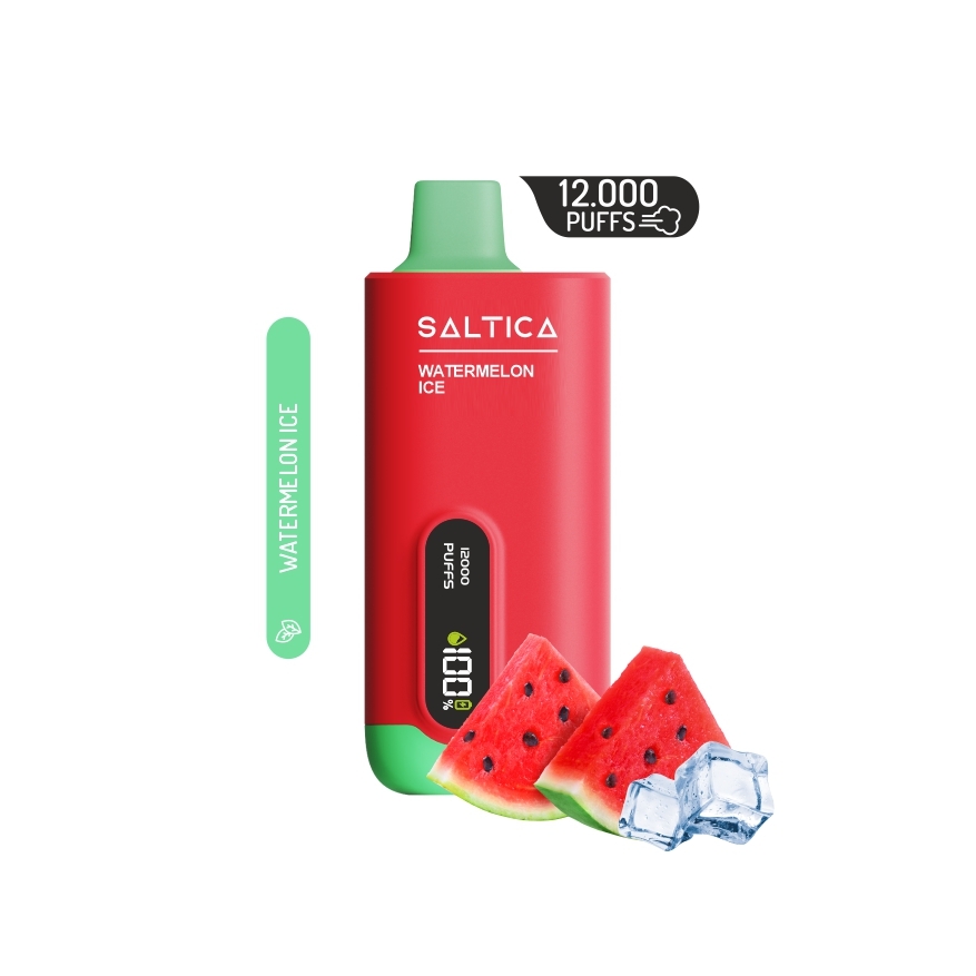Saltica Ekranlı 12000 Watermelon Ice Kullan At Vape Bar