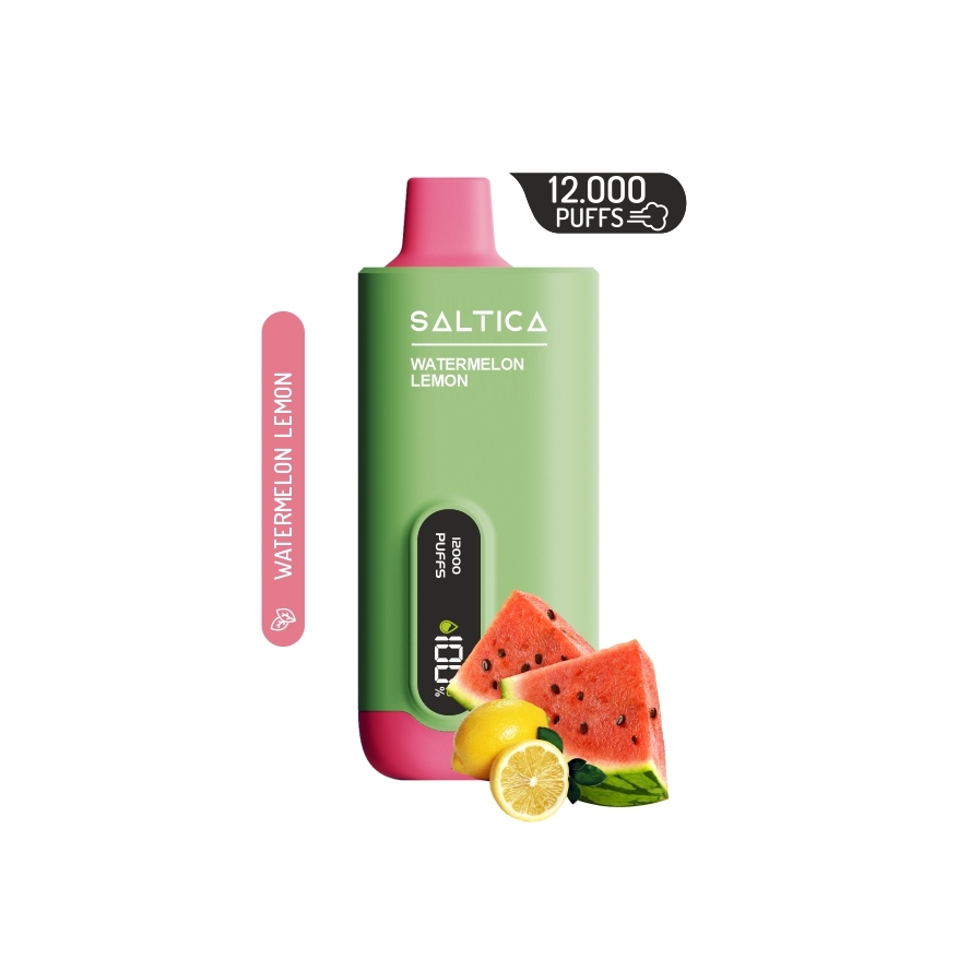 Saltica Ekranlı 12000 Watermelon Lemon Kullan At Vape Bar
