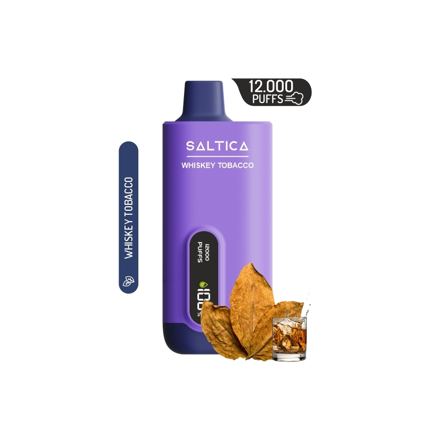 Saltica Ekranlı 12000 Whiskey Tobacco Kullan At Vape Bar