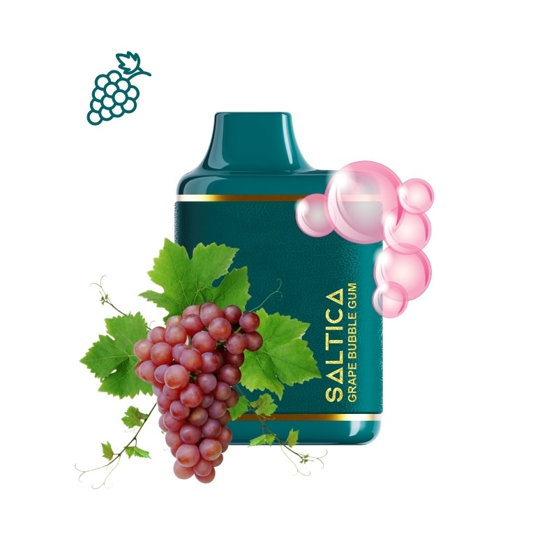 Saltica Leather 7000 Grape Bubble Gum Kullan At Vape Bar