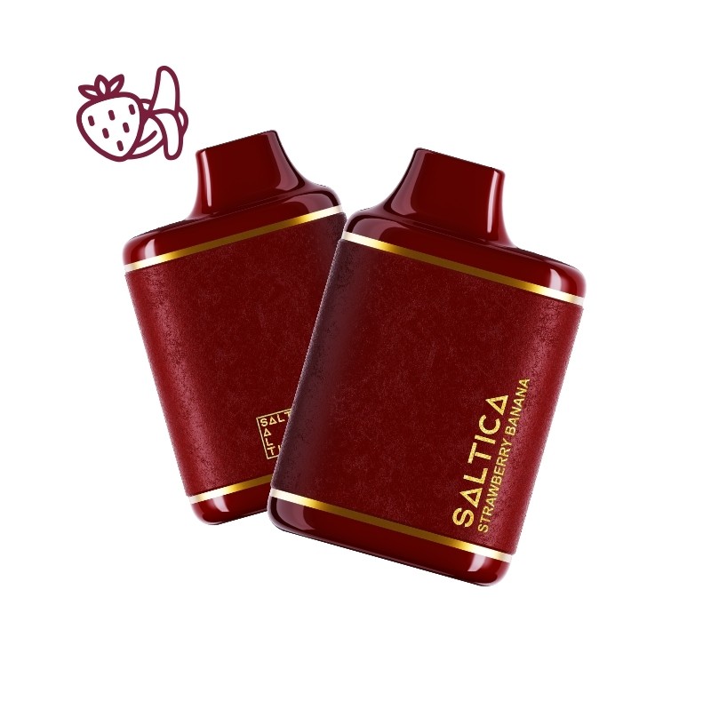 Saltica Leather 7000 Strawberry Banana Kullan At Vape Bar