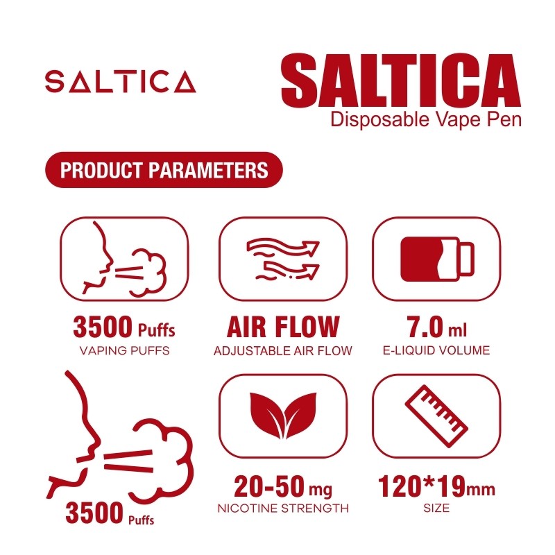 Saltica Lychee Ice Kullan At Vape Pen