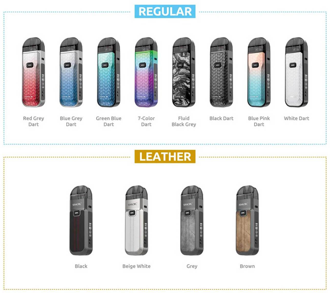 Smok Nord 5 Pod Mod Renkler