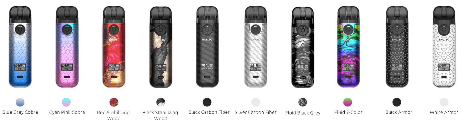 Smok Novo 4 Pod Renkleri
