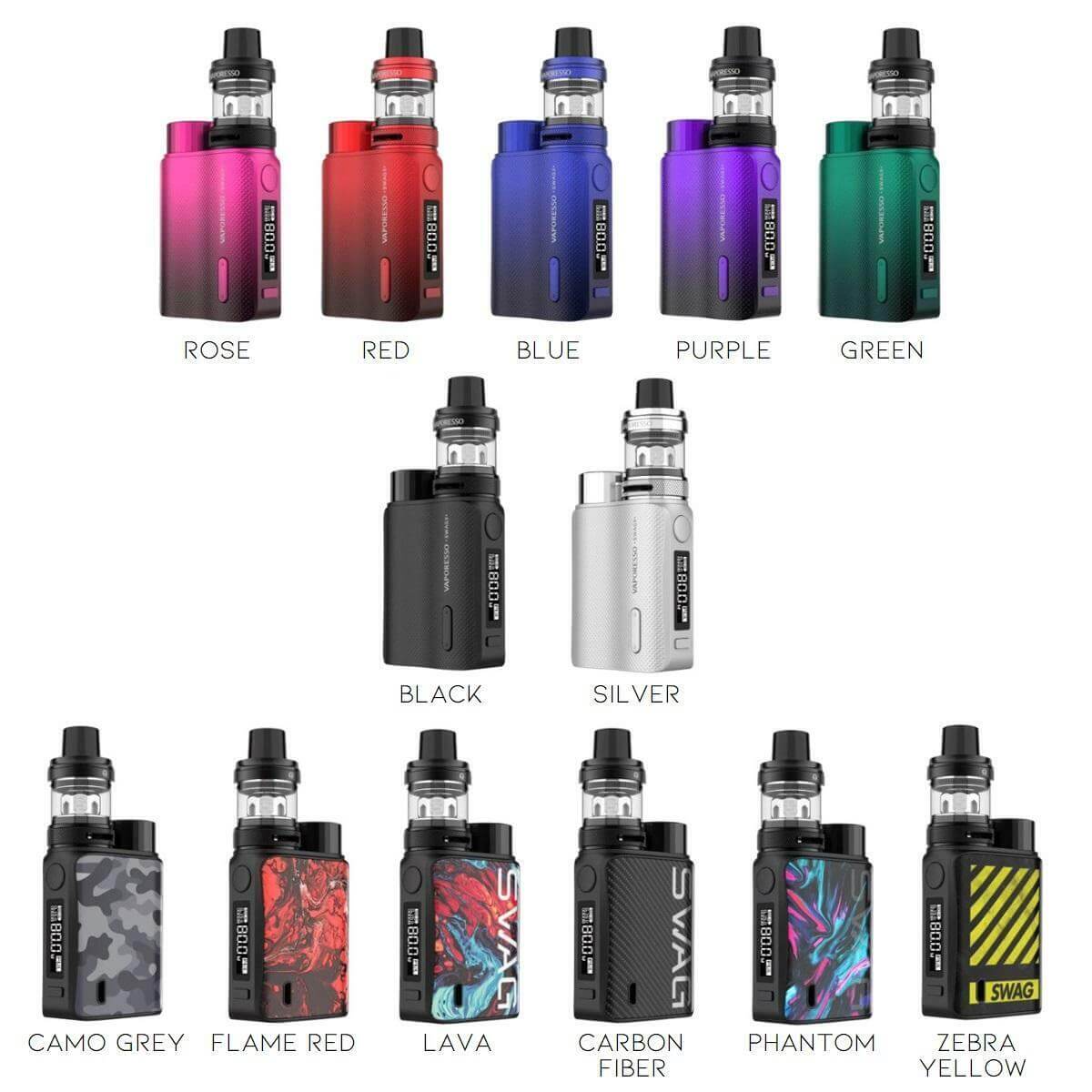 Vaporesso Swag 2 Renkleri
