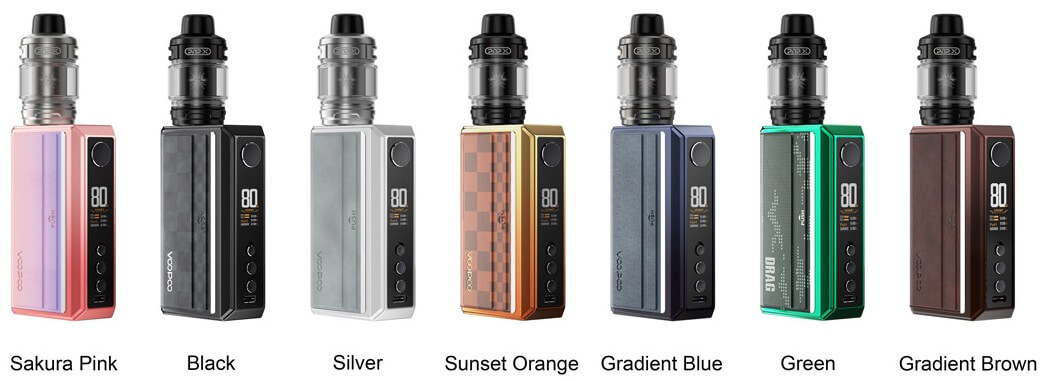 voopoo drag 5 kit renkleri
