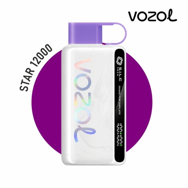 Vozol Star 12000 Grape Ice Kullan At Vape Bar