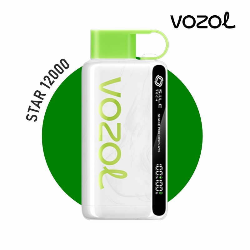 Vozol Star 12000 Sour Apple Ice Kullan At Vape Bar