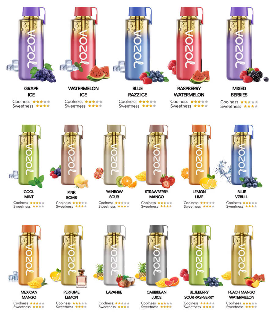 Vozol Neon 12000 Pro Vape Tatları